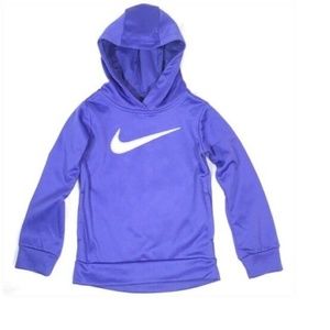 Nike Girls Purple Hoodie with Glitter SWOOSH